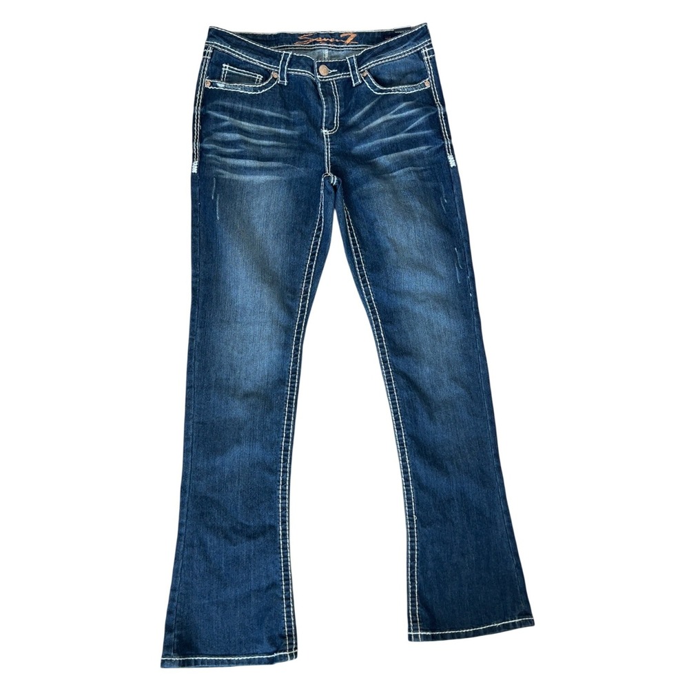 Seven 7 Thick Stitch Rocker Slim Boot Cut Jeans | NWT | SZ: 31